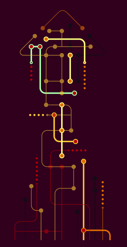 Arrow of lines pointing upward representing industry influence and competitive differentiation by MightyVers™ Software