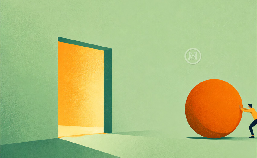 An open doorway suggests possibilities beyond the original plan