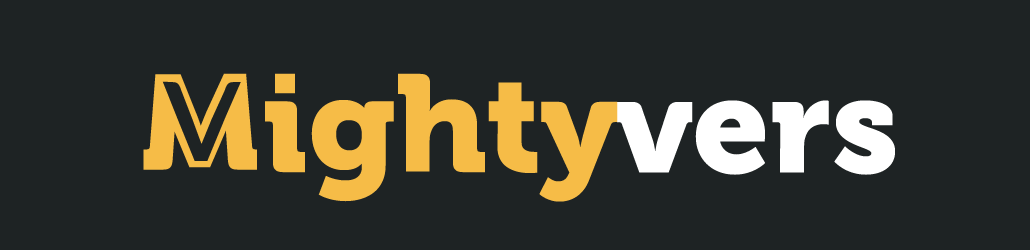 MightyVers Logo in the Foundation color palette