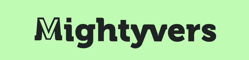 MightyVers Logo in the Innovation color palette