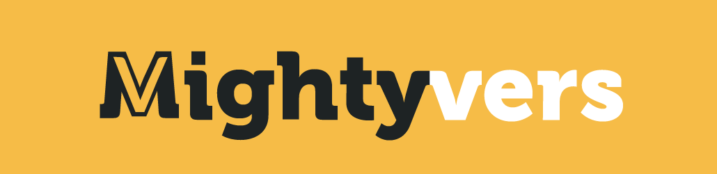 MightyVers Logo in the Momentum color palette